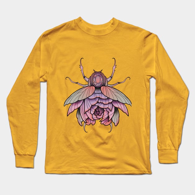 beetle Long Sleeve T-Shirt by Sovey_tattoo